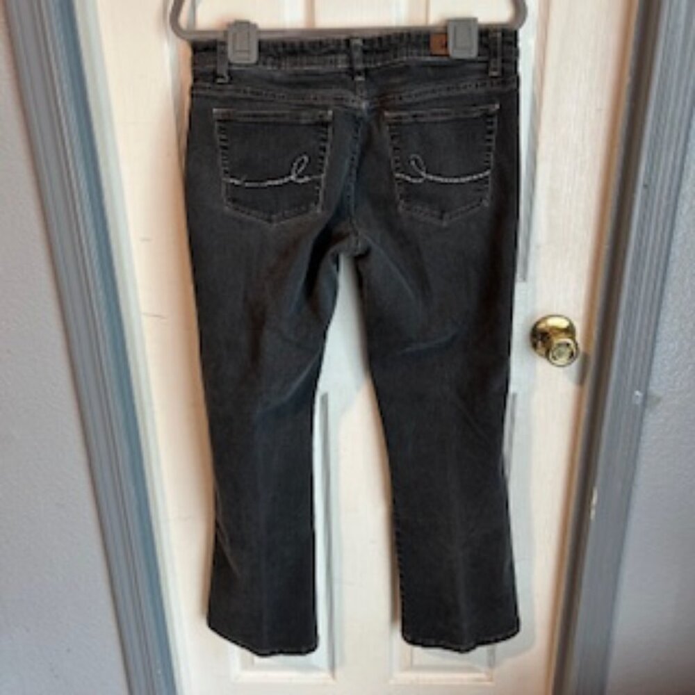 Women’s Lee Black Embellished Pocket Jeans | Mid Rise Straight Leg | W34